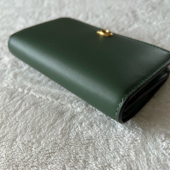Coach Essential Slim Card Case in Amazon Green - Picture 3 of 13